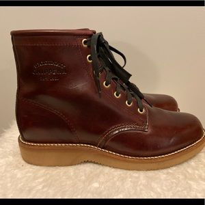 CHIPPEWA 6-inch Brown Cordovan Boots Men Size 10.5